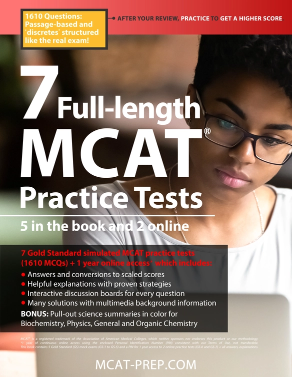 Gold Standard MCAT Practice Questions Book