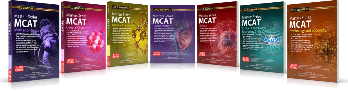 MCAT Masters Series Books by Gold Standard MCAT Prep